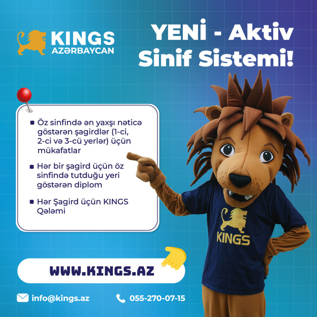 KINGS Olimpiadasında “Aktiv Sinif”!